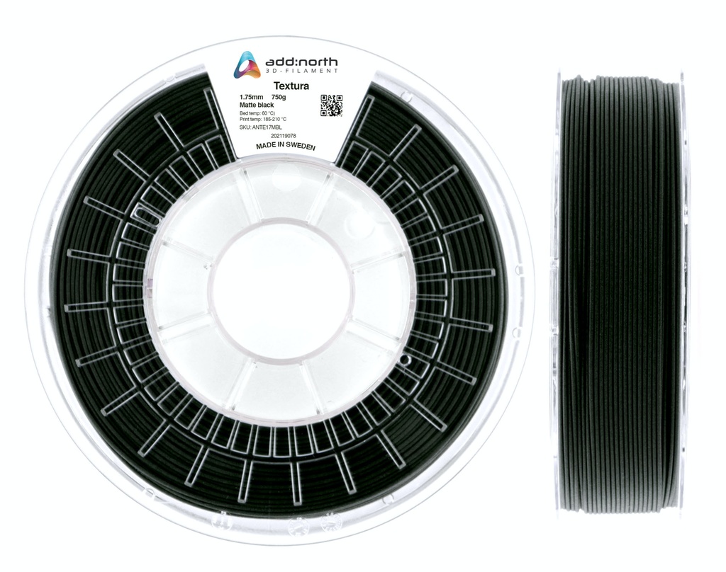 add:north Textura (1,75 mm, Nero opaco)